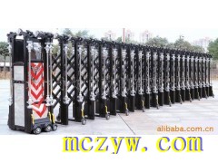 伸缩门 惠州伸缩门 惠阳电动伸缩门安装图1