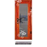 广东90型防蚊防盗独立包边高档平开纱门