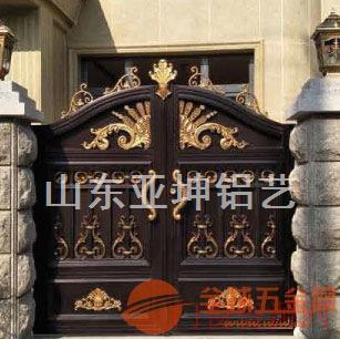 江苏铝艺别墅大门仿古庭院双开门折叠门，款式新颖，支持定制