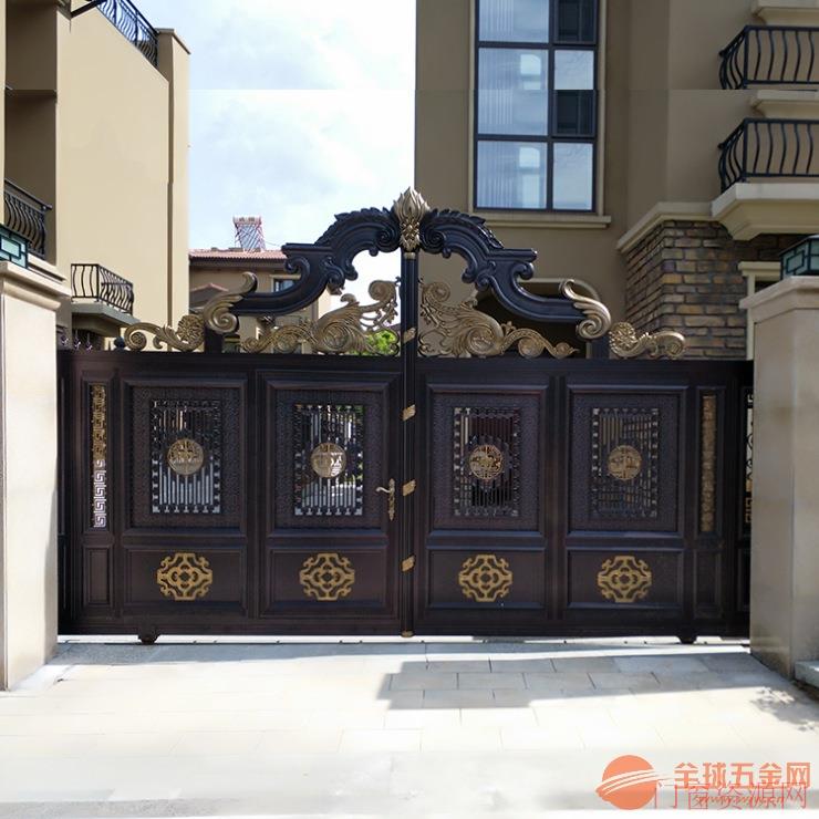 铝艺庭院大门别墅围墙大门厂家专业制作，欢迎来图按需定制