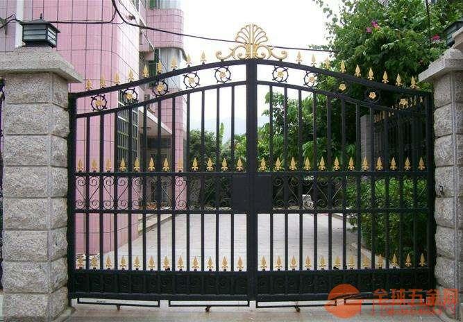 天津和平区铁艺大门定制厂家供应
