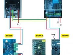 车牌识别系统接线示例图