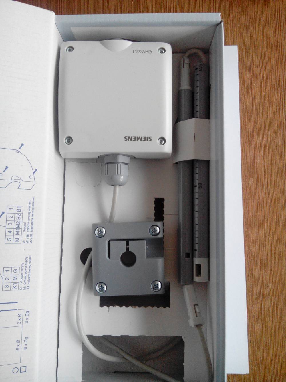西门子QVM62.1-HE风速传感器0-10V4-20mA替代QVM62