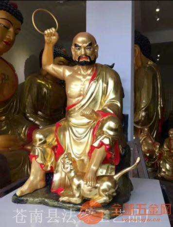 玻璃钢十八罗汉贴真金佛像玻璃钢十八罗汉贴真金佛像
