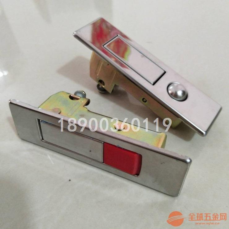 消火栓箱锁不锈钢弹跳锁MS507按钮锁MS507不锈钢锁消防箱锁