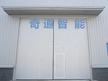 电动折叠门钢质折叠门厂区折叠大门定做安徽折叠门
