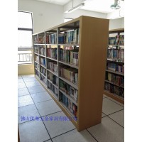顺德双面图书馆书架转印六层书架拆装图书馆钢制书架双柱书架厂家