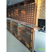 顺德中草药货柜中药高柜实木中草药展示柜厂家定做
